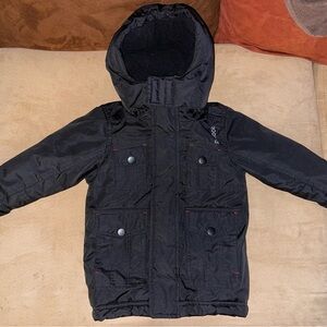 Children's Black Hooded Jacket